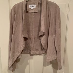 Faux suede pink jacket